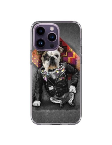 Coque iPhone 14 Pro Max Chien Bad Dog - Maximilian San