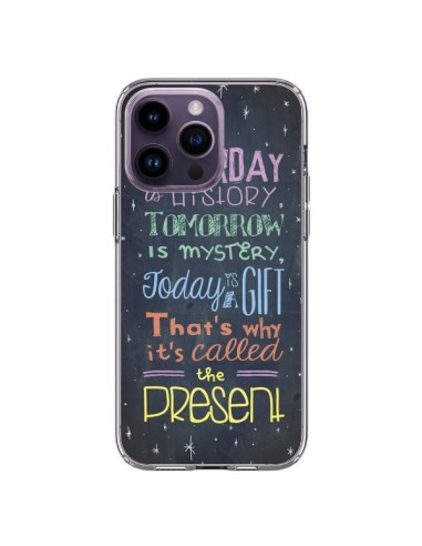 Cover iPhone 14 Pro Max Today is a gift Regalo - Maximilian San