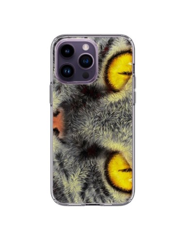 Coque iPhone 14 Pro Max Chat Gato Loco - Maximilian San