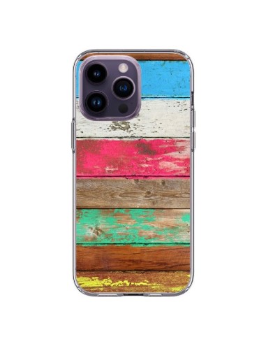 Coque iPhone 14 Pro Max Eco Fashion Bois - Maximilian San