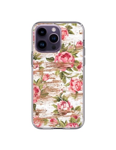 Coque iPhone 14 Pro Max Eco Love Pattern Bois Fleur - Maximilian San