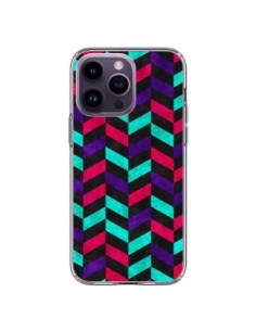 Coque iPhone 14 Pro Max Azteque Geometric Mundo -...