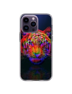 iPhone 14 Pro Max Case Tiger Beautiful Aberration -...