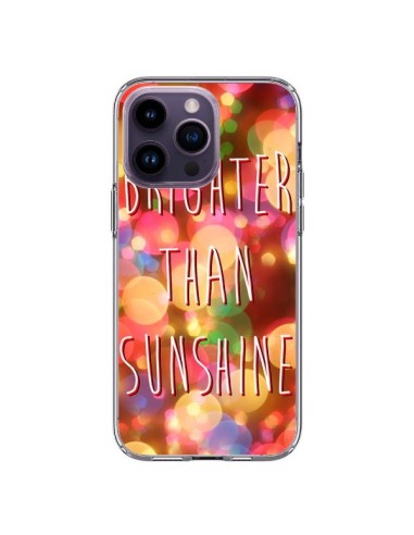 Coque iPhone 14 Pro Max Brighter Than Sunshine Paillettes - Maximilian San