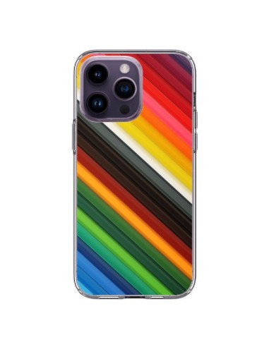 Coque iPhone 14 Pro Max Arc en Ciel Rainbow - Maximilian San