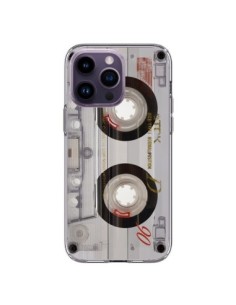 Cover iPhone 14 Pro Max Cassette Trasparente K7 -...