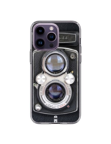 Coque iPhone 14 Pro Max Vintage Camera Yashica 44 Appareil Photo - Maximilian San