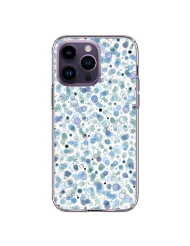 Coque iPhone 14 Pro Max Cosmic Bubbles Blue - Ninola Design