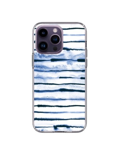 Coque iPhone 14 Pro Max Electric Lines White - Ninola Design