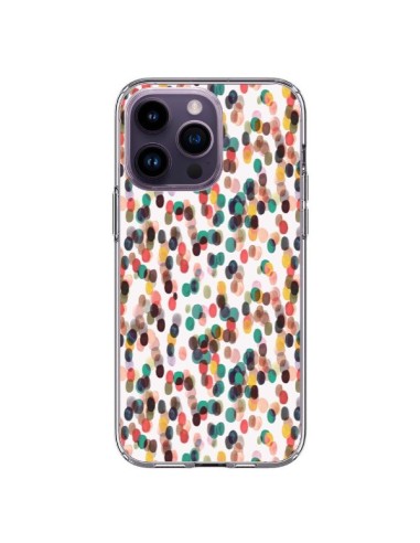 Coque iPhone 14 Pro Max Rainbow Lace Neon - Ninola Design