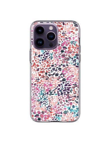 Coque iPhone 14 Pro Max Soft Nautical Watercolor Lines - Ninola Design