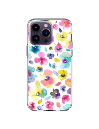 iPhone 14 Pro Max Case Flowers Colorful Painting - Ninola Design