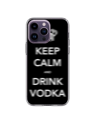 Coque iPhone 14 Pro Max Keep Calm and Drink Vodka - Nico