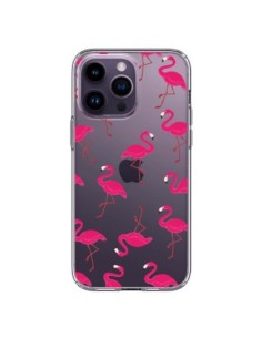 Coque iPhone 14 Pro Max flamant Rose et Flamingo...