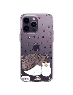 Cover iPhone 14 Pro Max Bambina e Unicorno I Believe...
