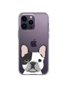 Coque iPhone 14 Pro Max Bulldog Français Chien...