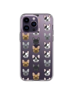 Coque iPhone 14 Pro Max Chiens Bulldog Français...