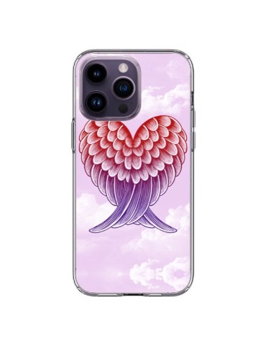 Coque iPhone 14 Pro Max Ailes d'ange Amour - Rachel Caldwell