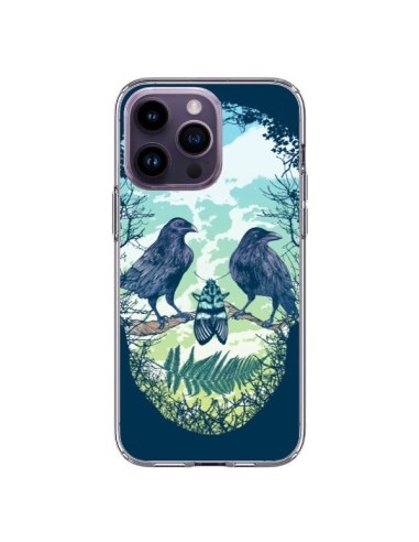 Coque iPhone 14 Pro Max Tête de Mort Nature - Rachel Caldwell