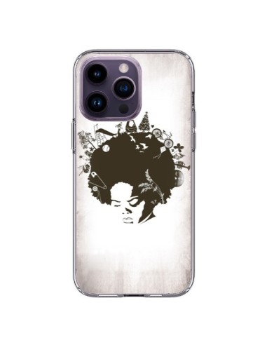 Coque iPhone 14 Pro Max Childhood Garden Afro - Rachel Caldwell