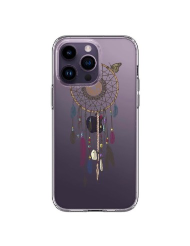 Coque iPhone 14 Pro Max Attrape-rêves Lakota Transparente - Rachel Caldwell