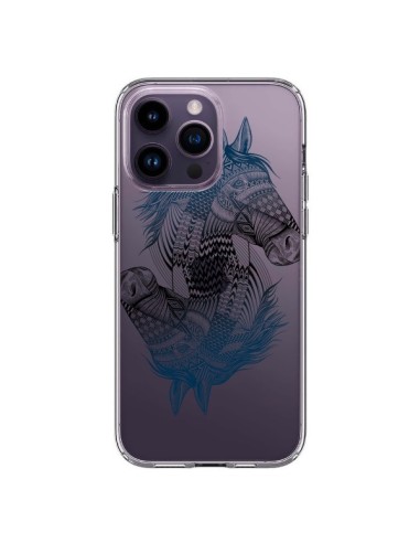 iPhone 14 Pro Max Case Horse Clear - Rachel Caldwell