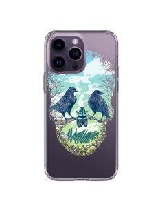 Cover iPhone 14 Pro Max Teschio Natura Trasparente -...
