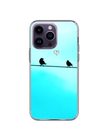 Coque iPhone 14 Pro Max Oiseaux Birds Amour Love - R Delean