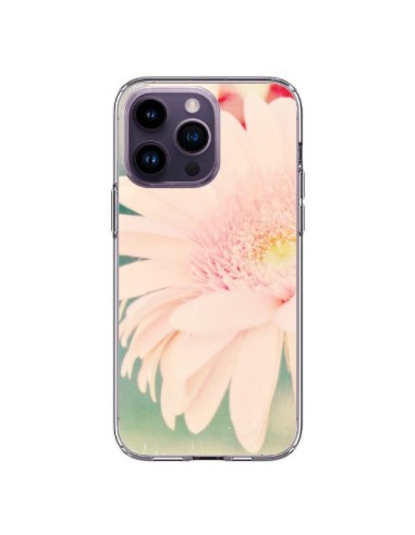 Coque iPhone 14 Pro Max Fleurs Roses magnifique - R Delean