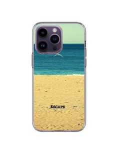 Coque iPhone 14 Pro Max Escape Mer Plage Ocean Sable...