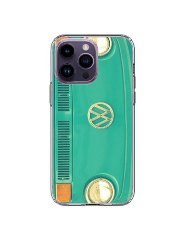 Coque iPhone 14 Pro Max Groovy Van Hippie VW - R Delean