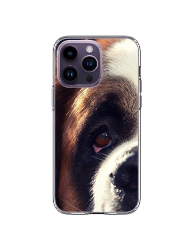 Coque iPhone 14 Pro Max Saint Bernard Chien Dog - R Delean