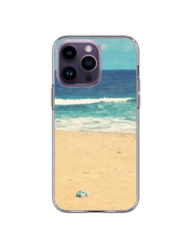 Coque iPhone 14 Pro Max Mer Ocean Sable Plage Paysage - R Delean