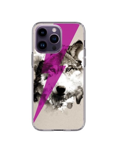iPhone 14 Pro Max Case Wolf Rocks - Robert Farkas