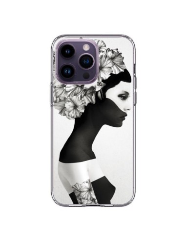 Coque iPhone 14 Pro Max Marianna Fille Fleurs - Ruben Ireland et Jenny Liz Rome