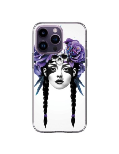 Coque iPhone 14 Pro Max Fille Fleurs Warrior - Ruben Ireland