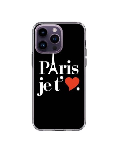 Coque iPhone 14 Pro Max Paris je t'aime - Rex Lambo