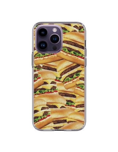 Coque iPhone 14 Pro Max Burger Hamburger Cheeseburger - Rex Lambo