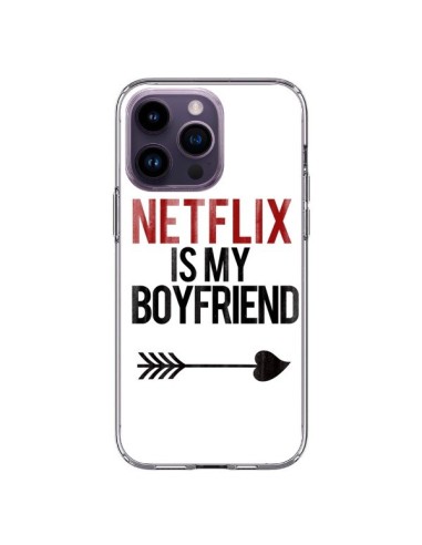 Coque iPhone 14 Pro Max Netflix is my Boyfriend - Rex Lambo