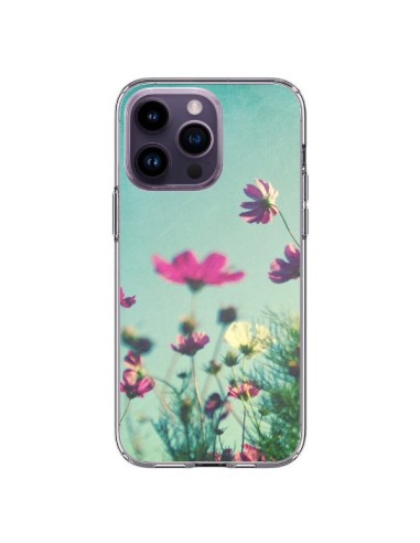 Coque iPhone 14 Pro Max Fleurs Reach for the Sky - Sylvia Cook
