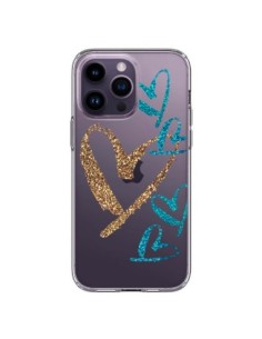 Coque iPhone 14 Pro Max Coeurs Heart Love Amour...