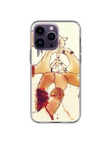 Coque iPhone 14 Pro Max Peace and Love - Sara Eshak