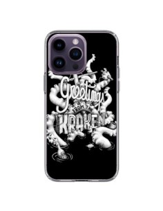 Cover iPhone 14 Pro Max Greetings from the kraken Polpo...