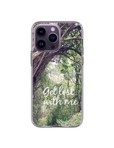 Coque iPhone 14 Pro Max Get lost with him Paysage Foret Palmiers - Tara Yarte