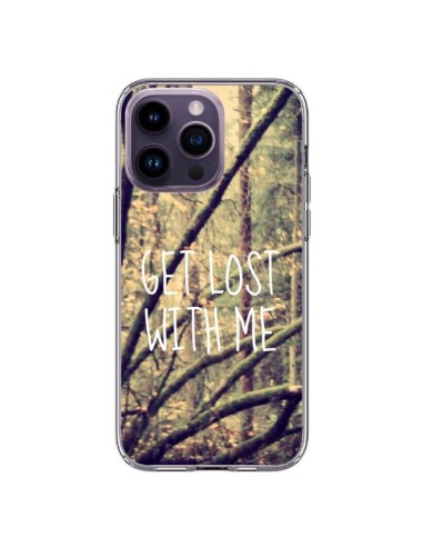 Coque iPhone 14 Pro Max Get lost with me foret - Tara Yarte