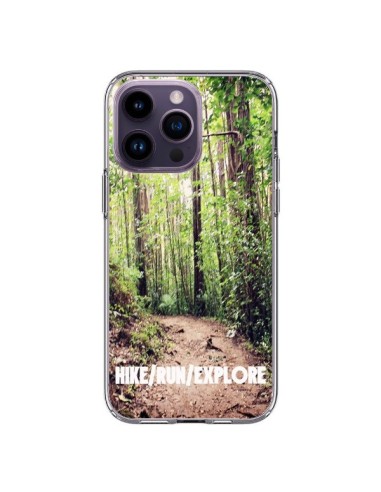 Coque iPhone 14 Pro Max Hike Run Explore Paysage Foret - Tara Yarte