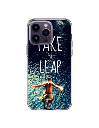 Coque iPhone 14 Pro Max Take the leap Saut - Tara Yarte
