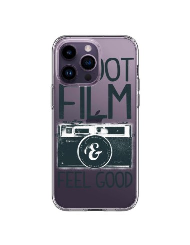 Coque iPhone 14 Pro Max Shoot Film and Feel Good Transparente - Victor Vercesi