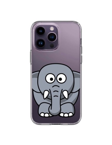 Coque iPhone 14 Pro Max Elephant Animal Transparente - Yohan B.