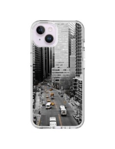 Coque iPhone 14 Plus New York Noir et Blanc - Anaëlle...